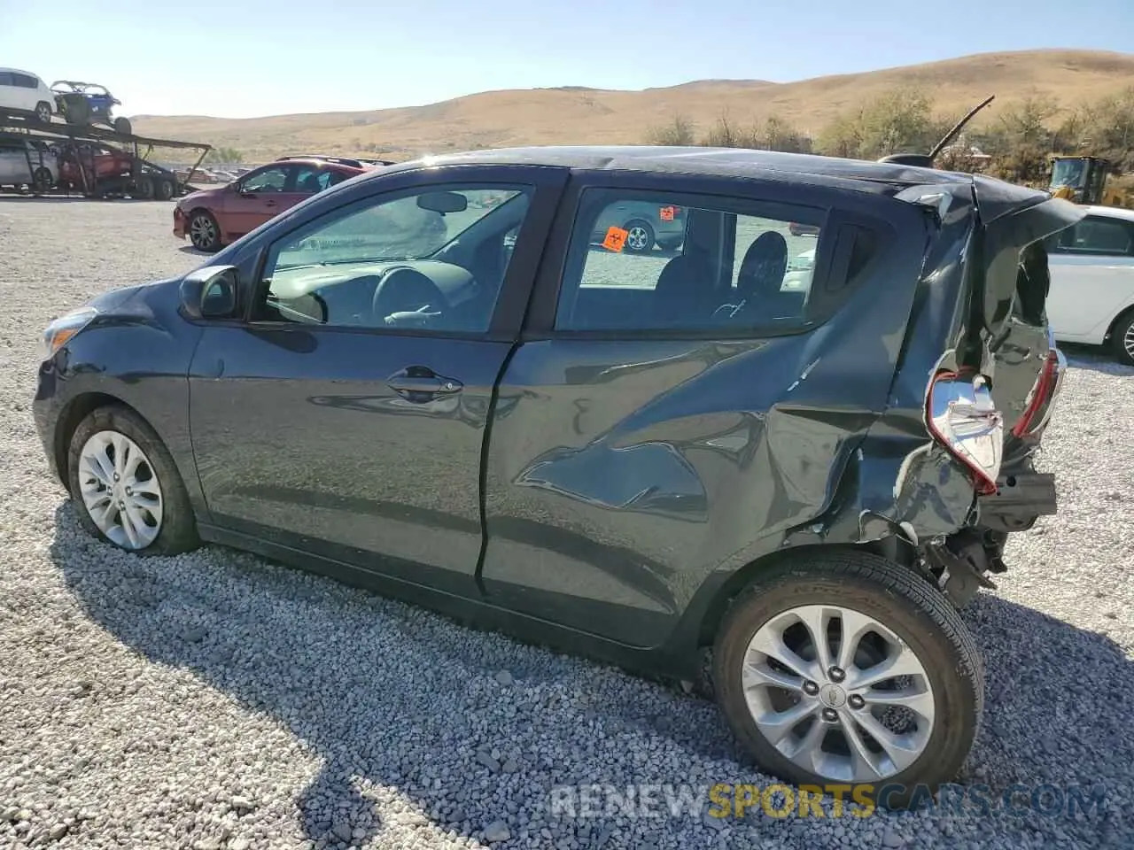 2 fotografías del automóvil dañado KL8CD6SAXMC735544 CHEVROLET SPARK 2021