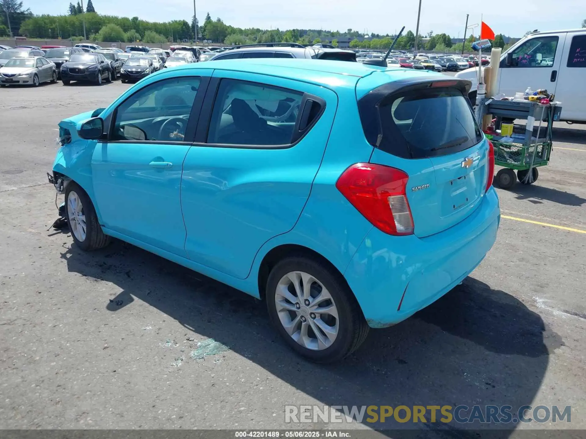 3 fotografías del automóvil dañado KL8CD6SAXMC735799 CHEVROLET SPARK 2021