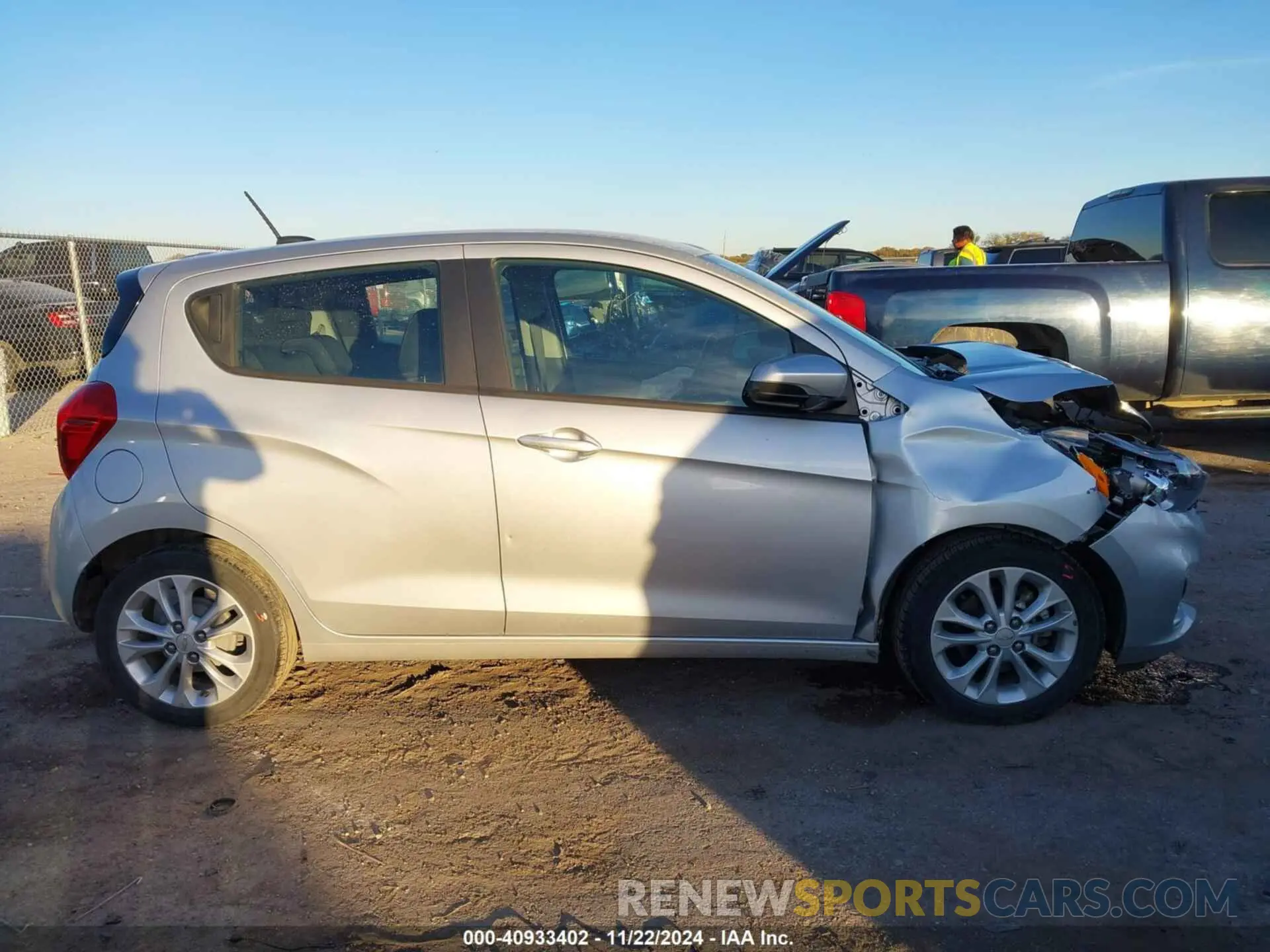 13 fotografías del automóvil dañado KL8CD6SAXMC742283 CHEVROLET SPARK 2021