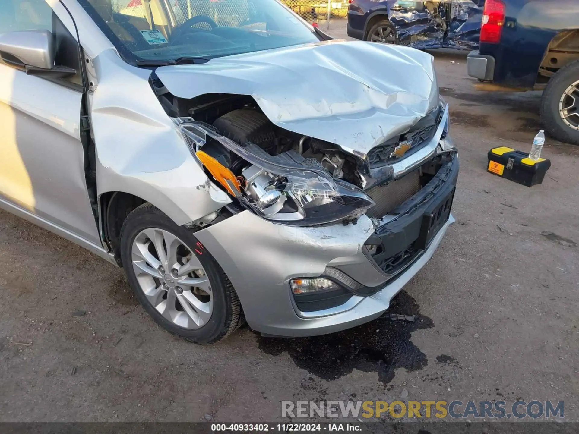 6 fotografías del automóvil dañado KL8CD6SAXMC742283 CHEVROLET SPARK 2021