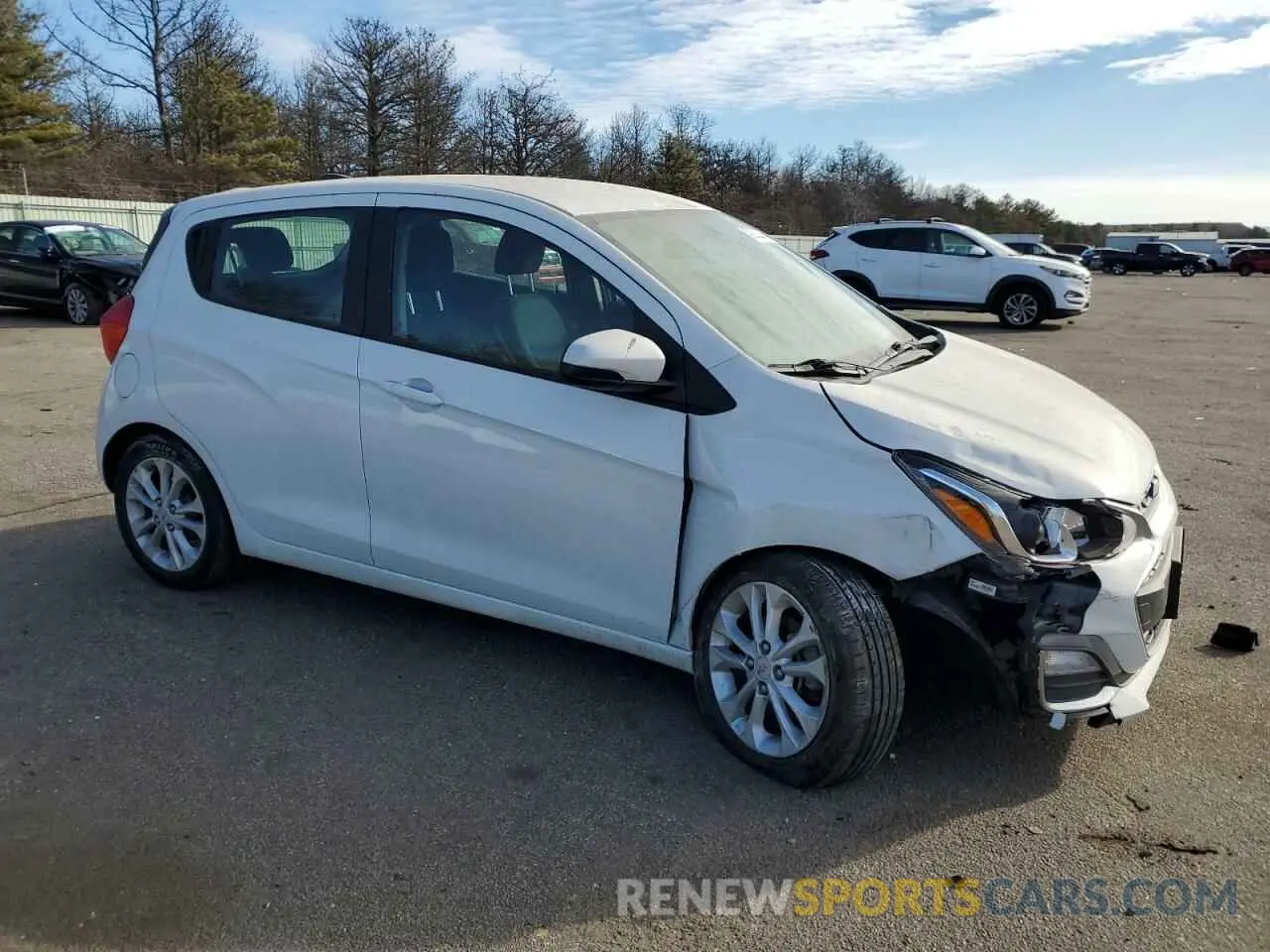 4 fotografías del automóvil dañado KL8CD6SAXMC748195 CHEVROLET SPARK 2021