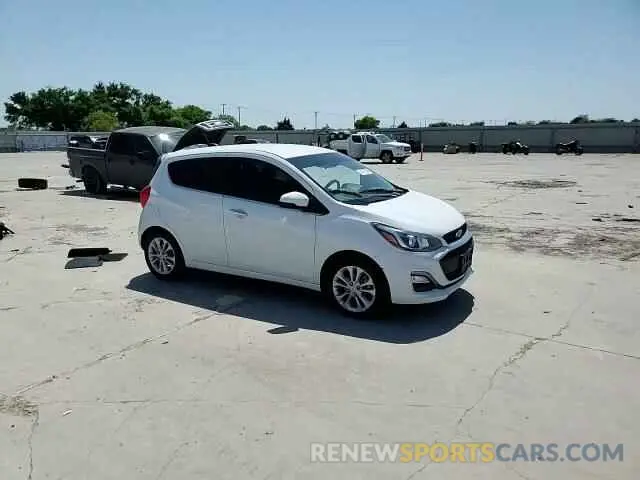 11 fotografías del automóvil dañado KL8CF6SA1MC744241 CHEVROLET SPARK 2021