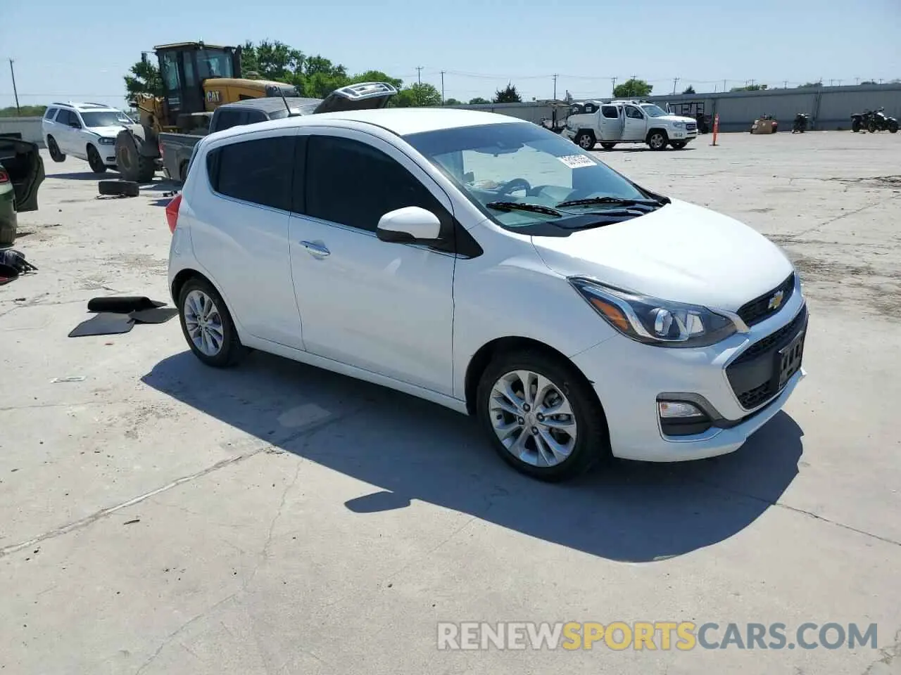 4 fotografías del automóvil dañado KL8CF6SA1MC744241 CHEVROLET SPARK 2021