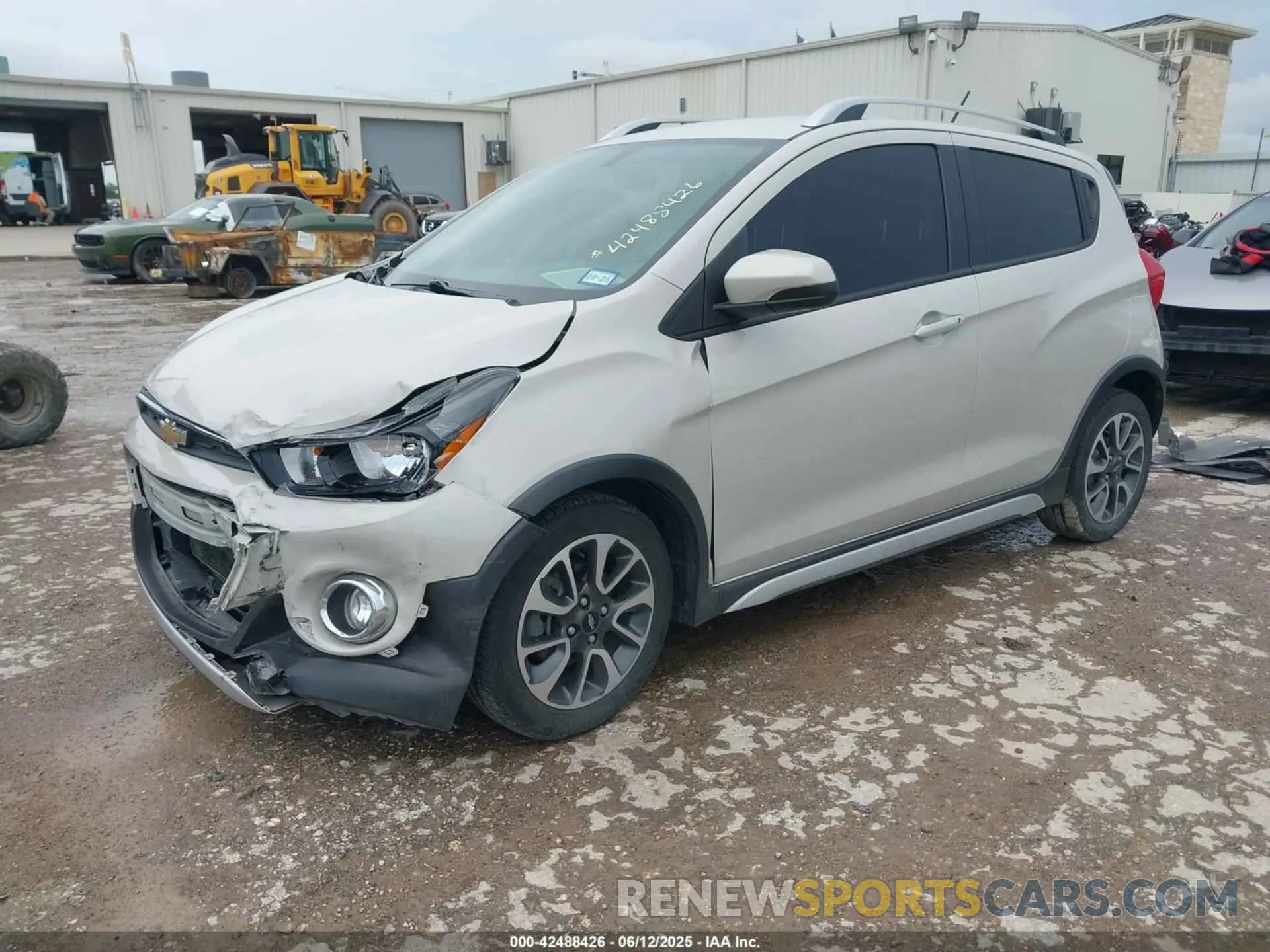 2 fotografías del automóvil dañado KL8CH6SA5MC719210 CHEVROLET SPARK 2021