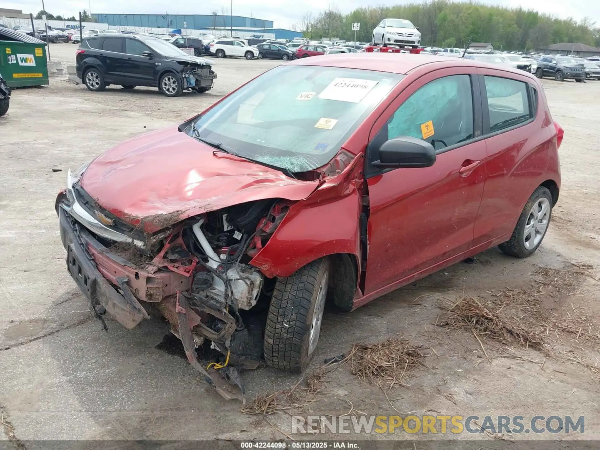 2 fotografías del automóvil dañado KL8CA6SA8NC032504 CHEVROLET SPARK 2022