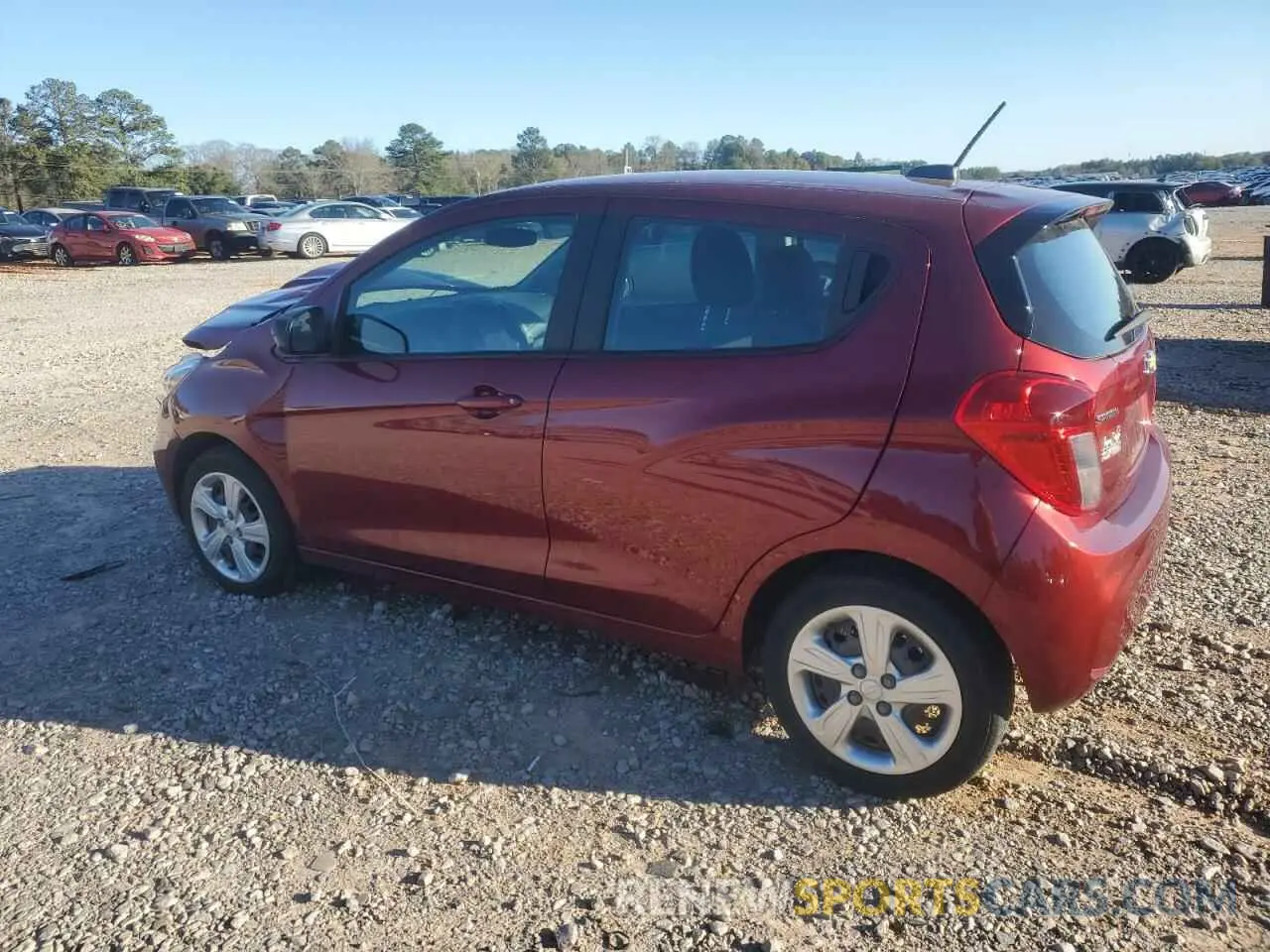 2 fotografías del automóvil dañado KL8CB6SA0NC026354 CHEVROLET SPARK 2022