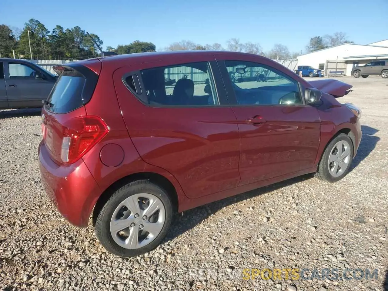 3 fotografías del automóvil dañado KL8CB6SA0NC026354 CHEVROLET SPARK 2022