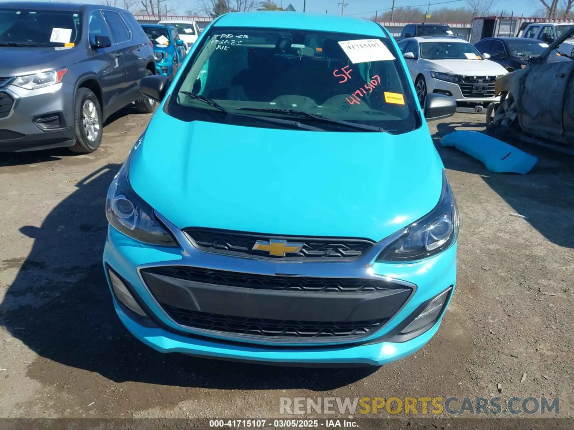 13 fotografías del automóvil dañado KL8CB6SA0NC026676 CHEVROLET SPARK 2022