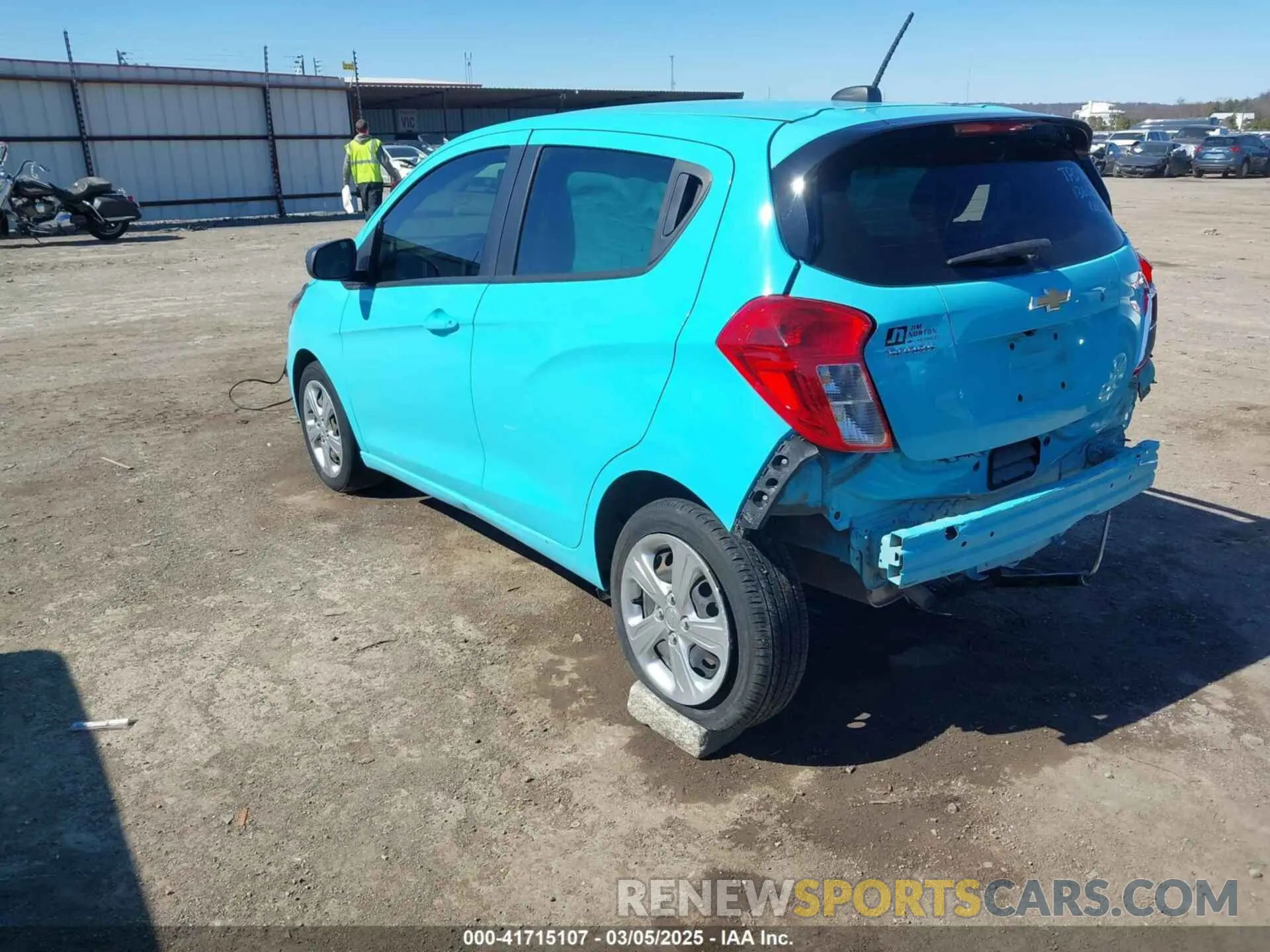 3 fotografías del automóvil dañado KL8CB6SA0NC026676 CHEVROLET SPARK 2022