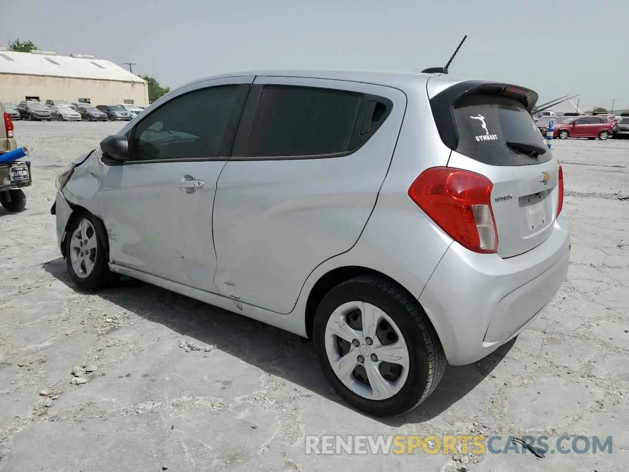 2 fotografías del automóvil dañado KL8CB6SA0NC036852 CHEVROLET SPARK 2022
