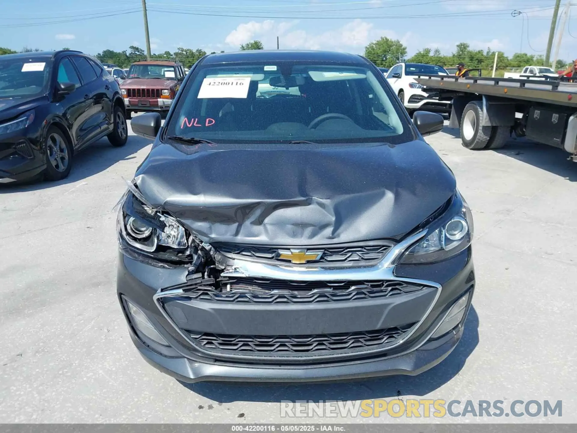 12 fotografías del automóvil dañado KL8CB6SA3NC030673 CHEVROLET SPARK 2022
