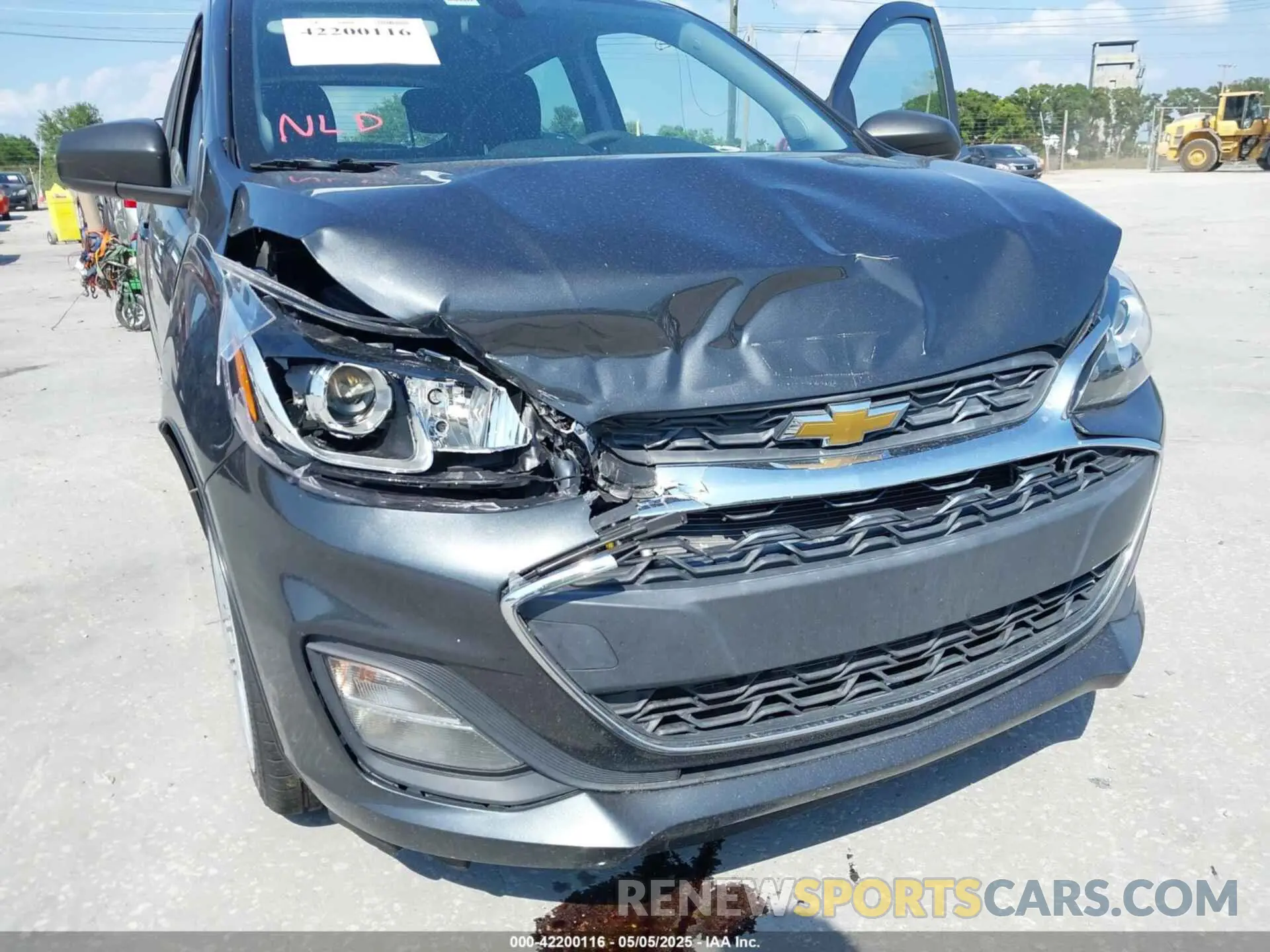 6 fotografías del automóvil dañado KL8CB6SA3NC030673 CHEVROLET SPARK 2022