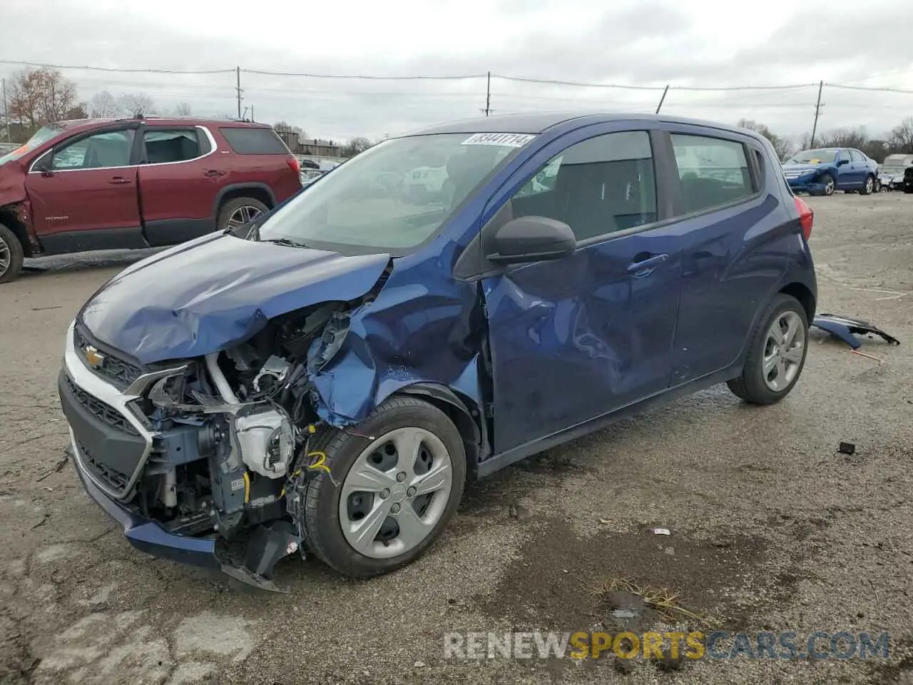 1 fotografías del automóvil dañado KL8CB6SA3NC032214 CHEVROLET SPARK 2022