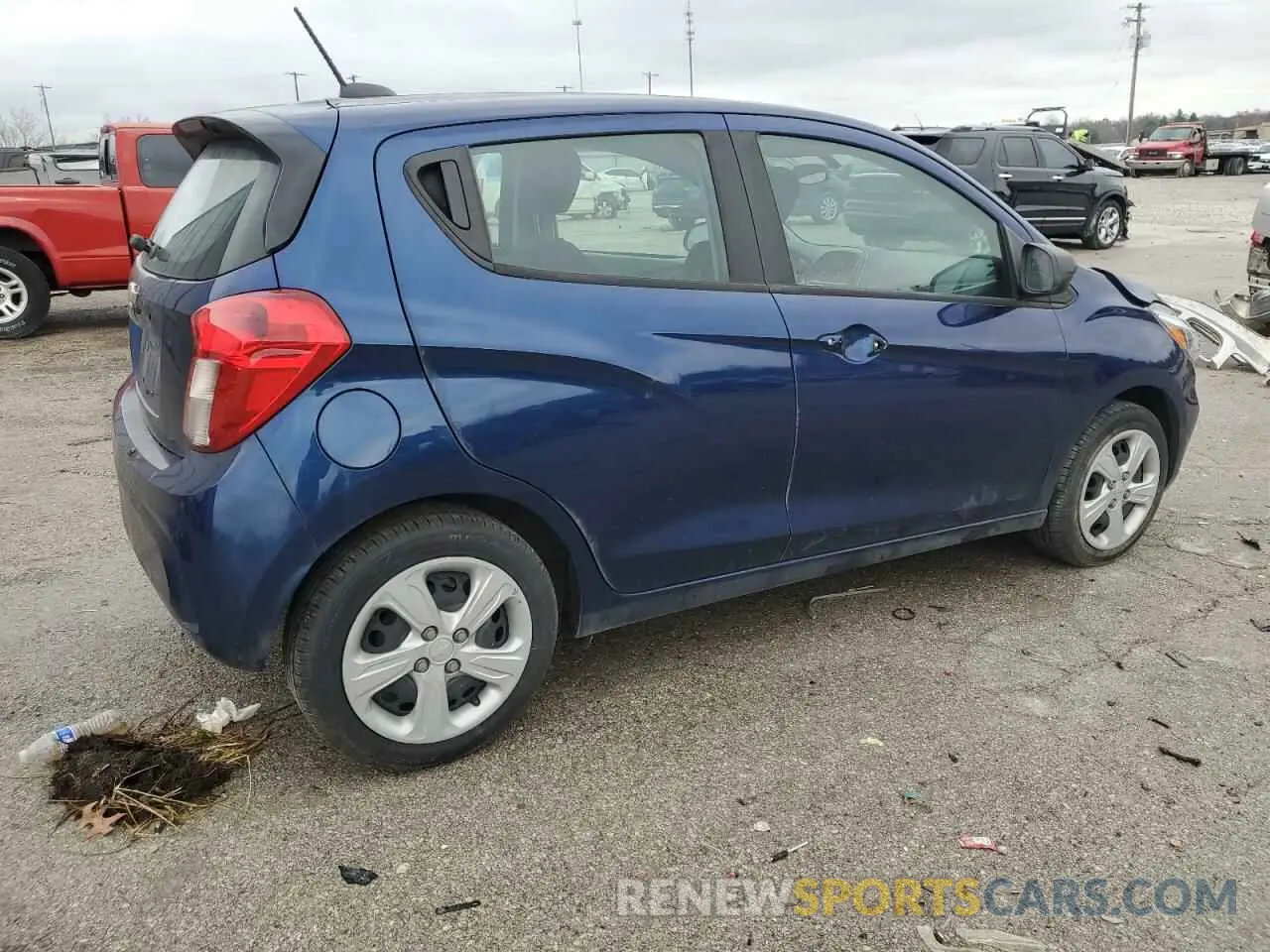 3 fotografías del automóvil dañado KL8CB6SA3NC032214 CHEVROLET SPARK 2022