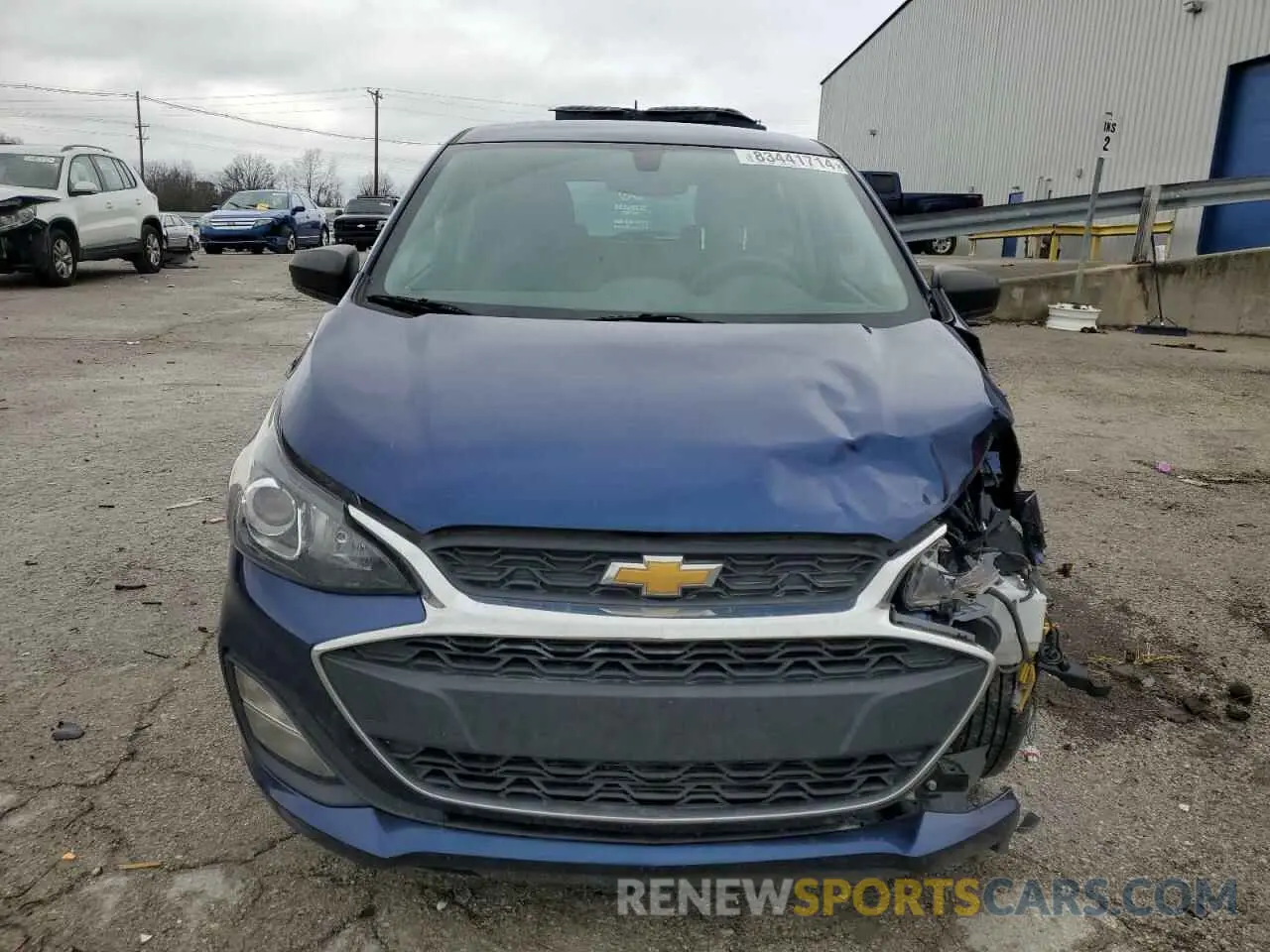 5 fotografías del automóvil dañado KL8CB6SA3NC032214 CHEVROLET SPARK 2022