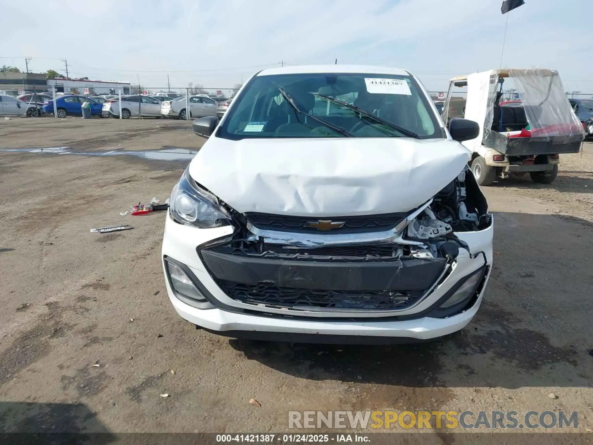 11 fotografías del automóvil dañado KL8CB6SA3NC036523 CHEVROLET SPARK 2022