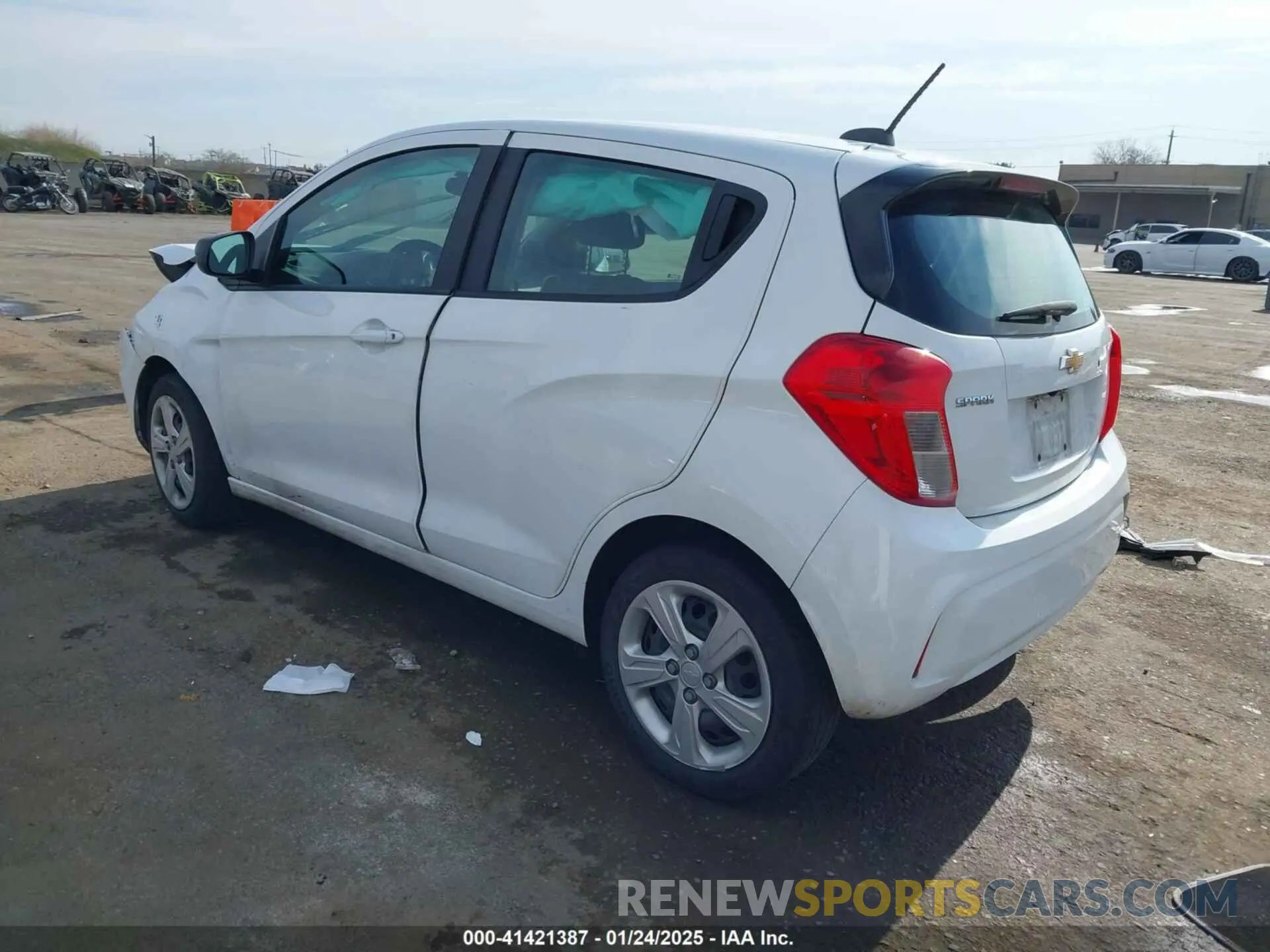 3 fotografías del automóvil dañado KL8CB6SA3NC036523 CHEVROLET SPARK 2022