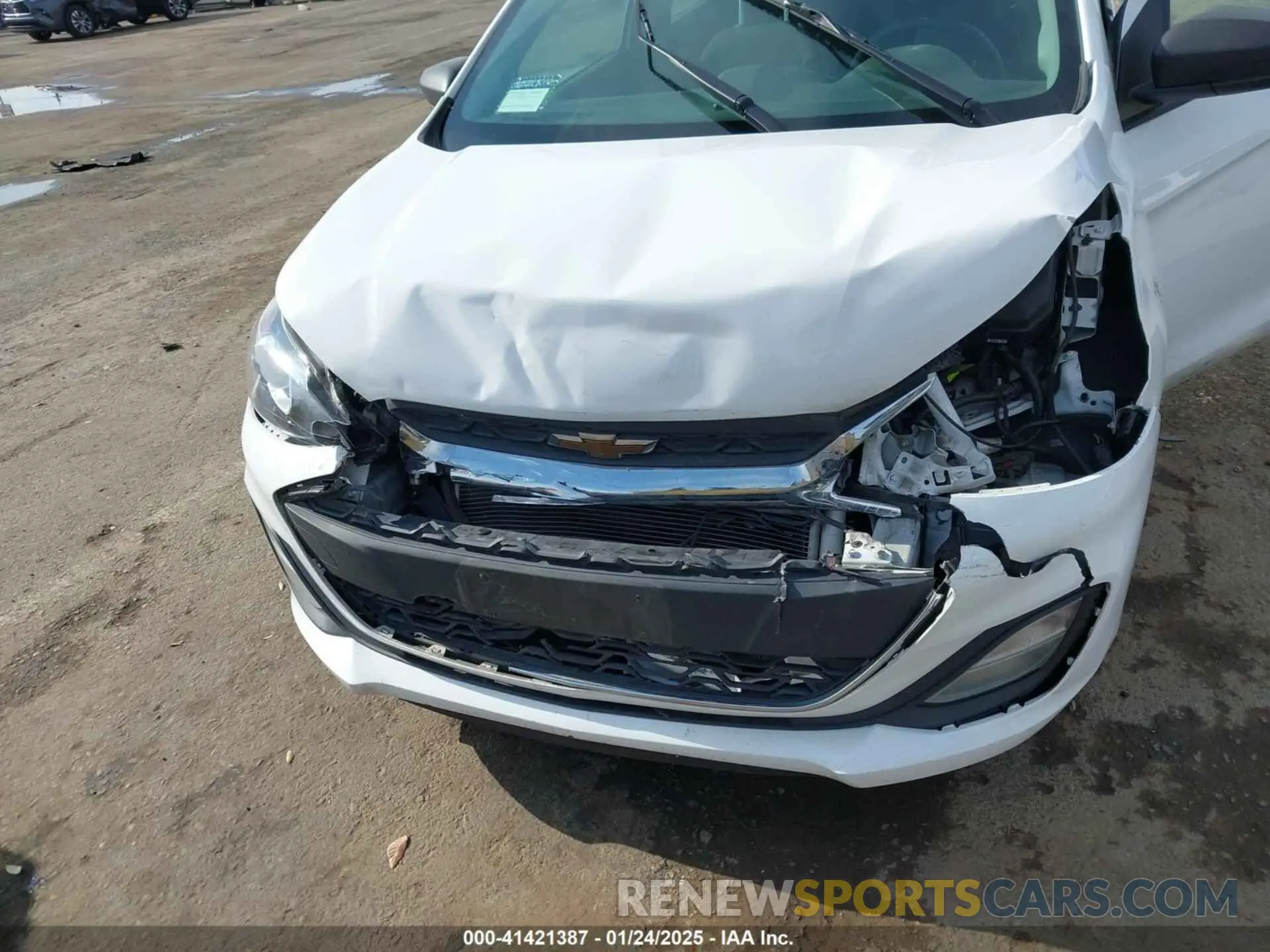 6 fotografías del automóvil dañado KL8CB6SA3NC036523 CHEVROLET SPARK 2022
