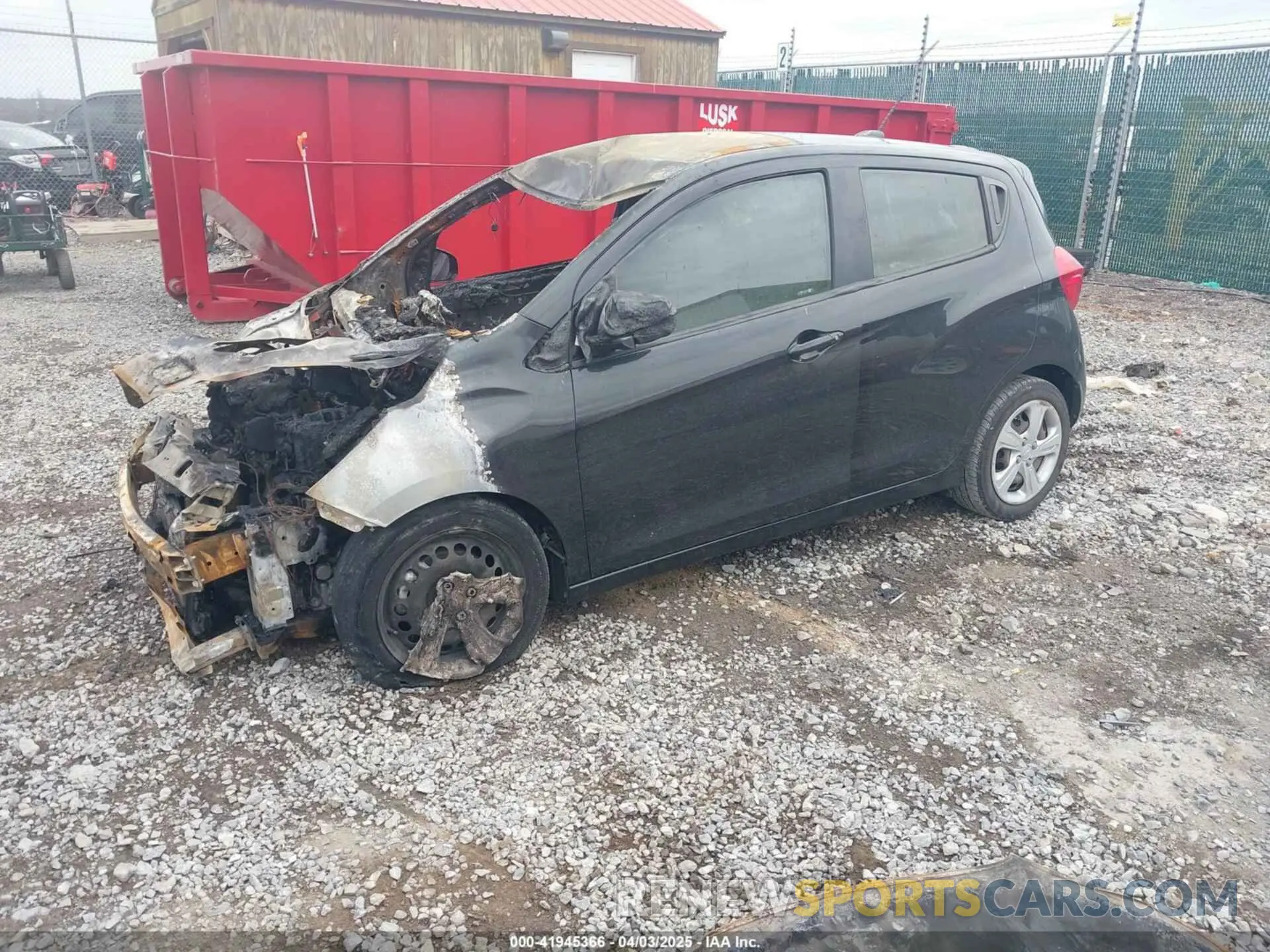 2 fotografías del automóvil dañado KL8CB6SA4NC027989 CHEVROLET SPARK 2022