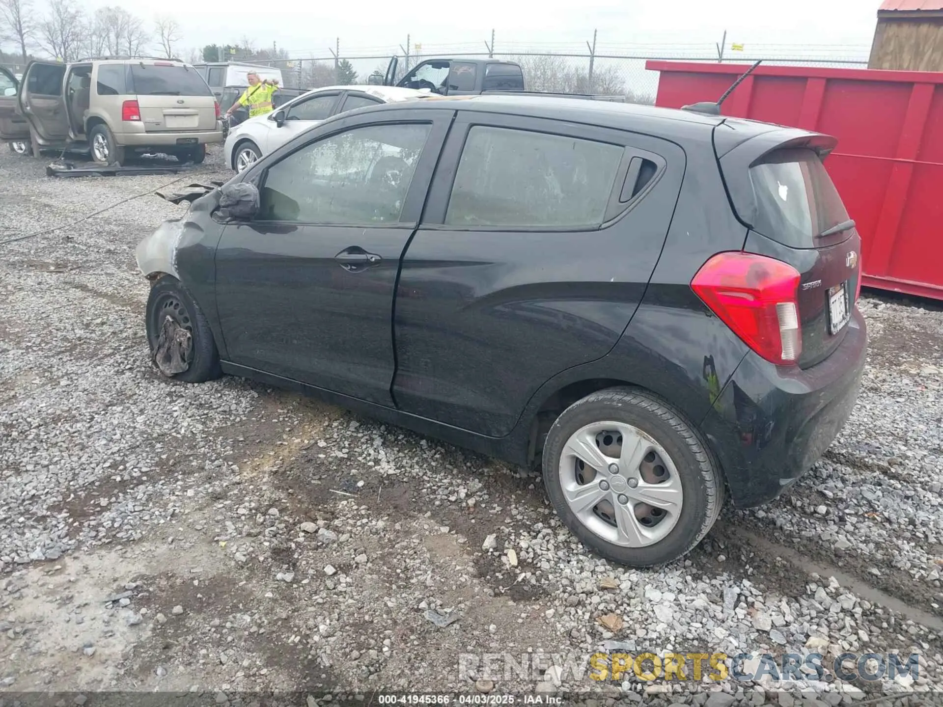 3 fotografías del automóvil dañado KL8CB6SA4NC027989 CHEVROLET SPARK 2022