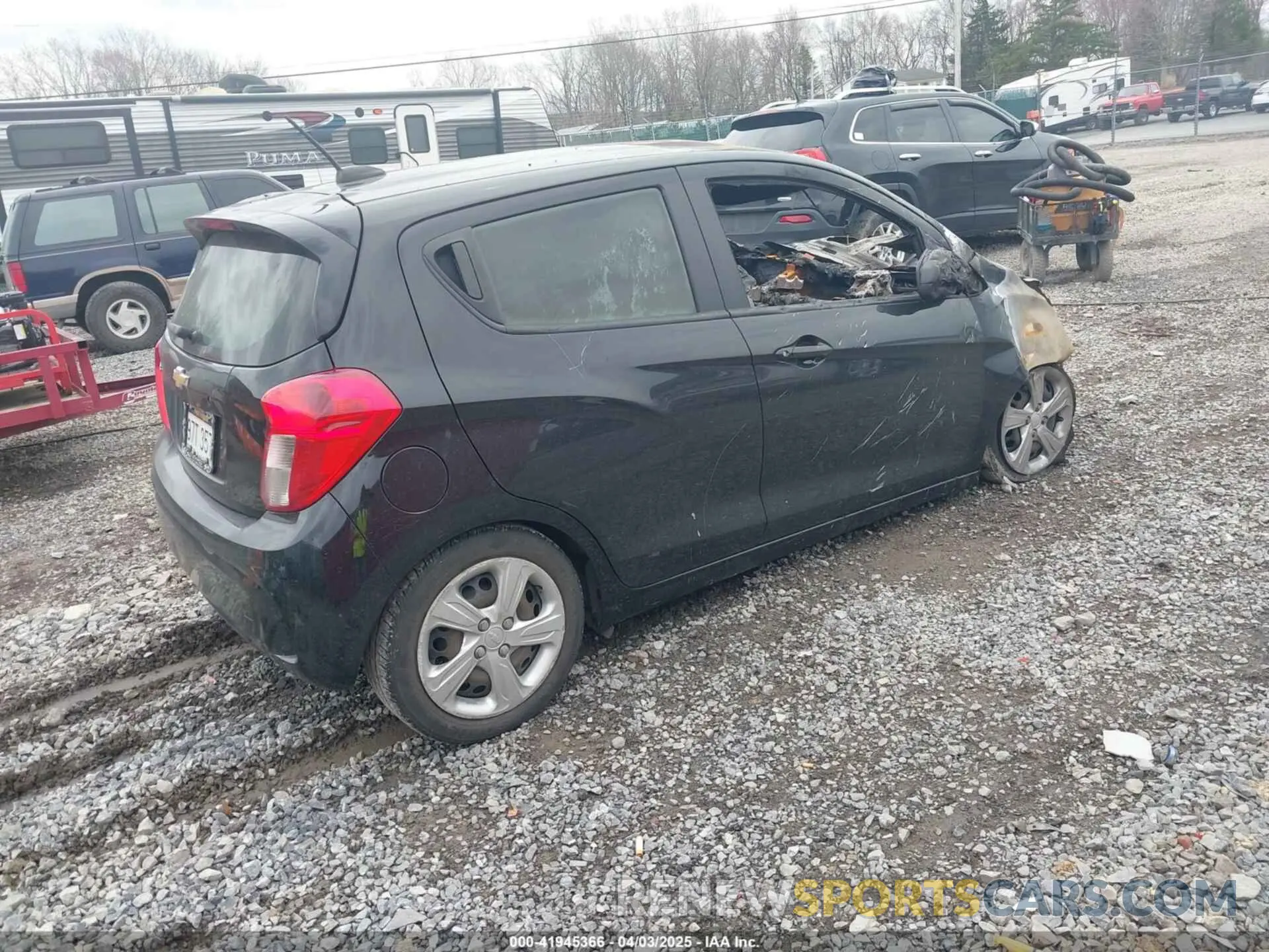 4 fotografías del automóvil dañado KL8CB6SA4NC027989 CHEVROLET SPARK 2022