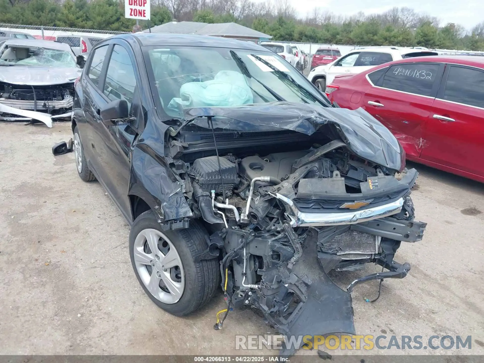 1 fotografías del automóvil dañado KL8CB6SA5NC042162 CHEVROLET SPARK 2022