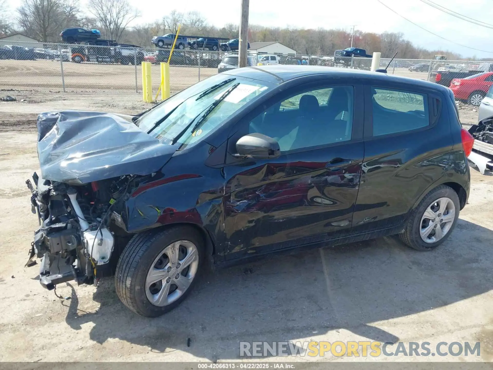 6 fotografías del automóvil dañado KL8CB6SA5NC042162 CHEVROLET SPARK 2022