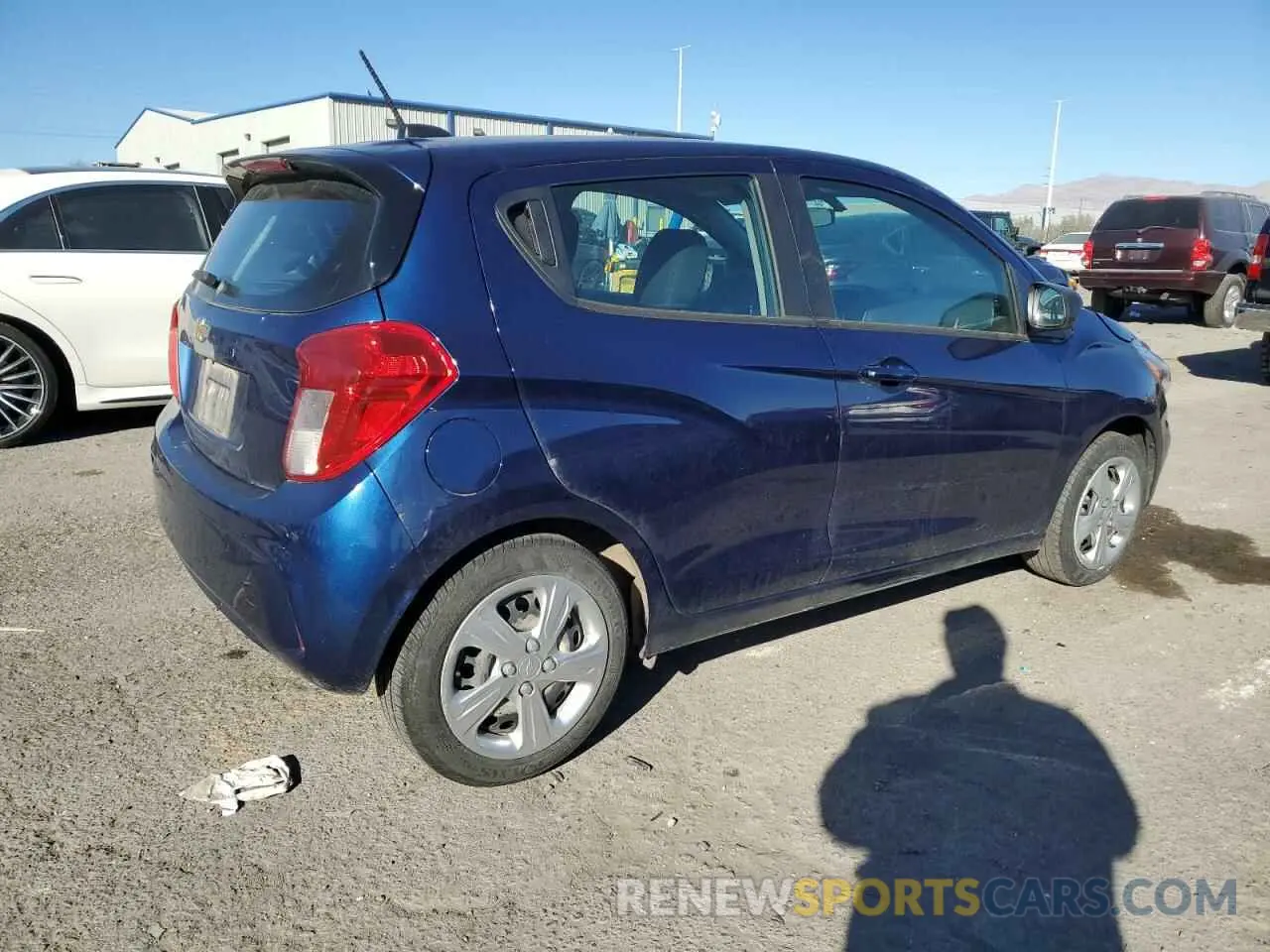 3 fotografías del automóvil dañado KL8CB6SA6NC020574 CHEVROLET SPARK 2022