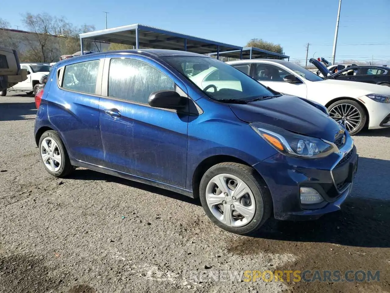 4 fotografías del automóvil dañado KL8CB6SA6NC020574 CHEVROLET SPARK 2022