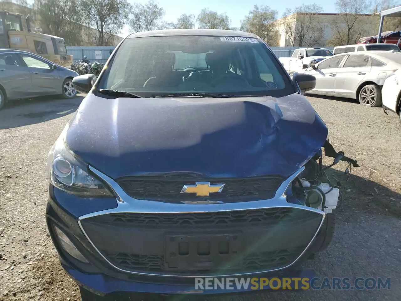 5 fotografías del automóvil dañado KL8CB6SA6NC020574 CHEVROLET SPARK 2022