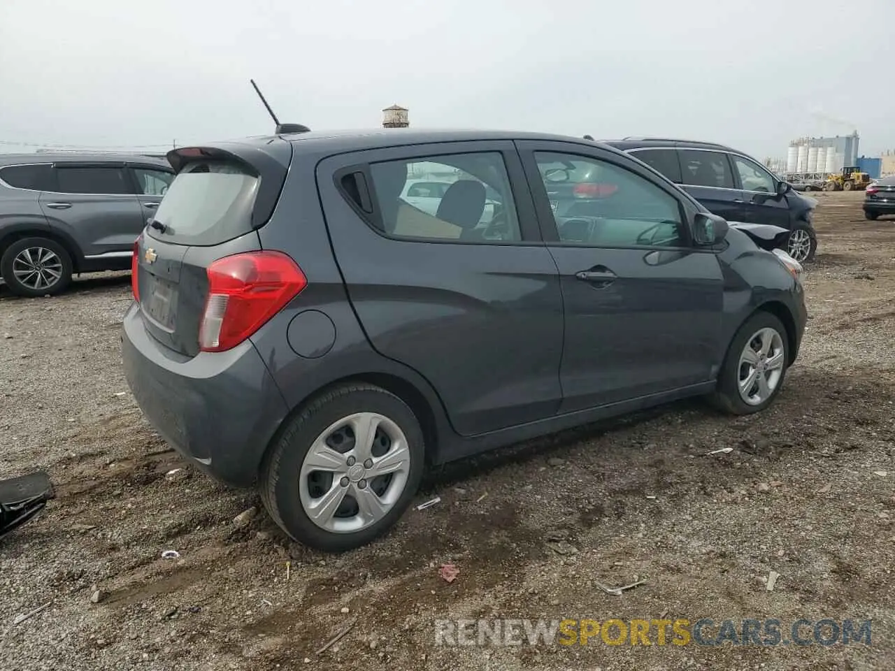 3 fotografías del automóvil dañado KL8CB6SA8NC036985 CHEVROLET SPARK 2022