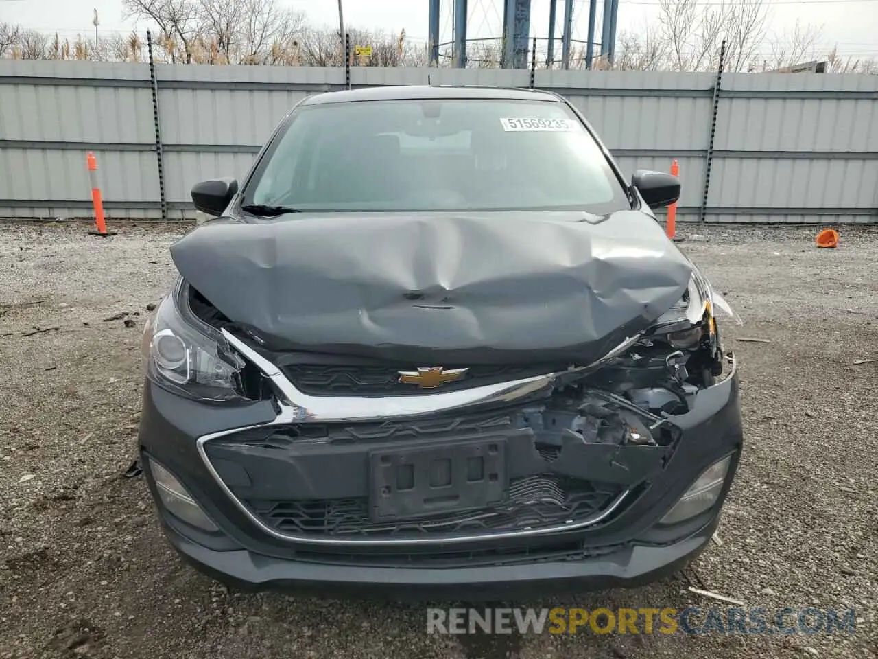 5 fotografías del automóvil dañado KL8CB6SA8NC036985 CHEVROLET SPARK 2022