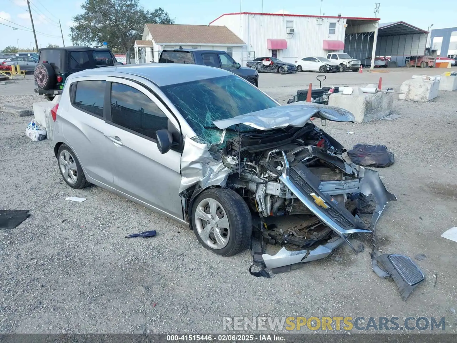1 fotografías del automóvil dañado KL8CB6SA9NC023016 CHEVROLET SPARK 2022