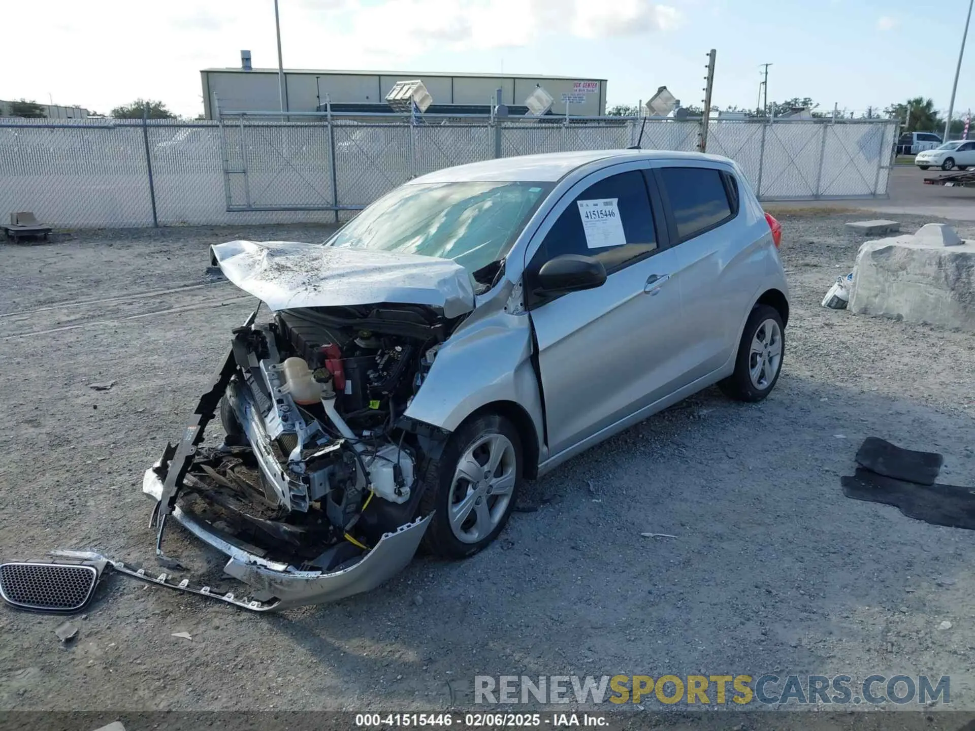 2 fotografías del automóvil dañado KL8CB6SA9NC023016 CHEVROLET SPARK 2022