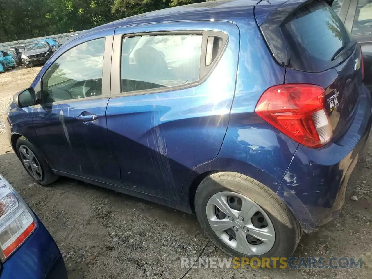 2 fotografías del automóvil dañado KL8CB6SA9NC024750 CHEVROLET SPARK 2022