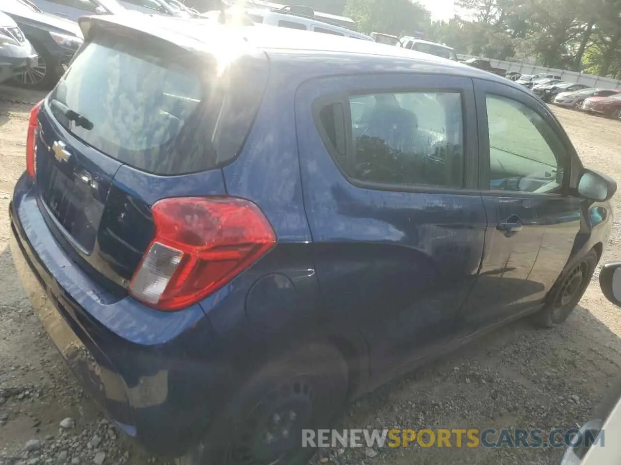 3 fotografías del automóvil dañado KL8CB6SA9NC024750 CHEVROLET SPARK 2022