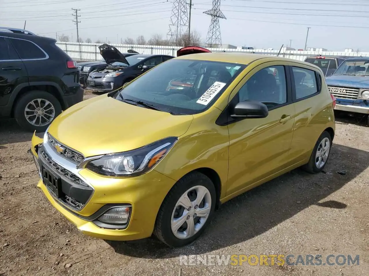 1 fotografías del automóvil dañado KL8CB6SA9NC027776 CHEVROLET SPARK 2022