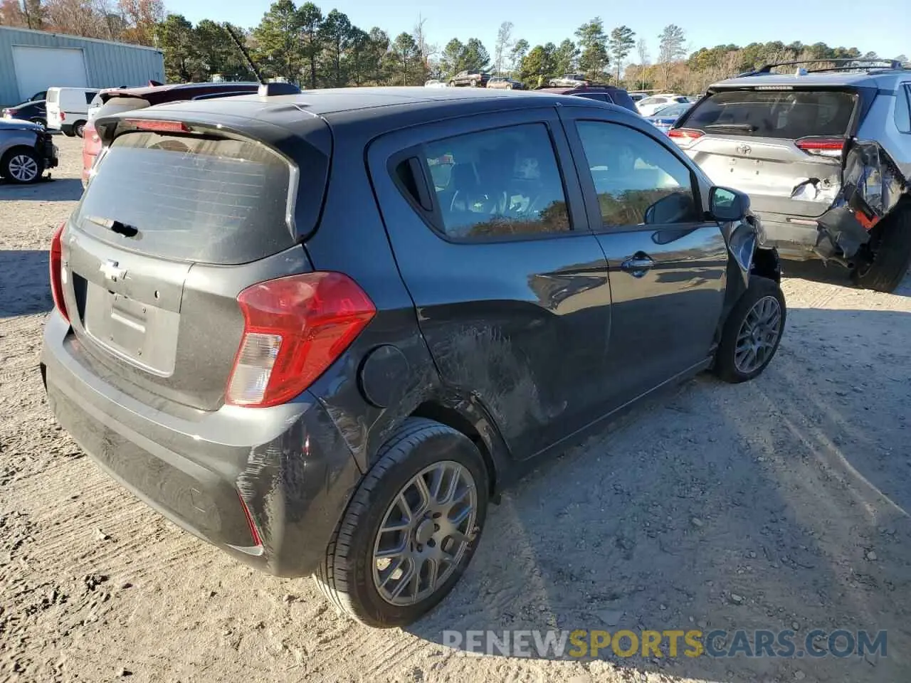 3 fotografías del automóvil dañado KL8CB6SAXNC024689 CHEVROLET SPARK 2022