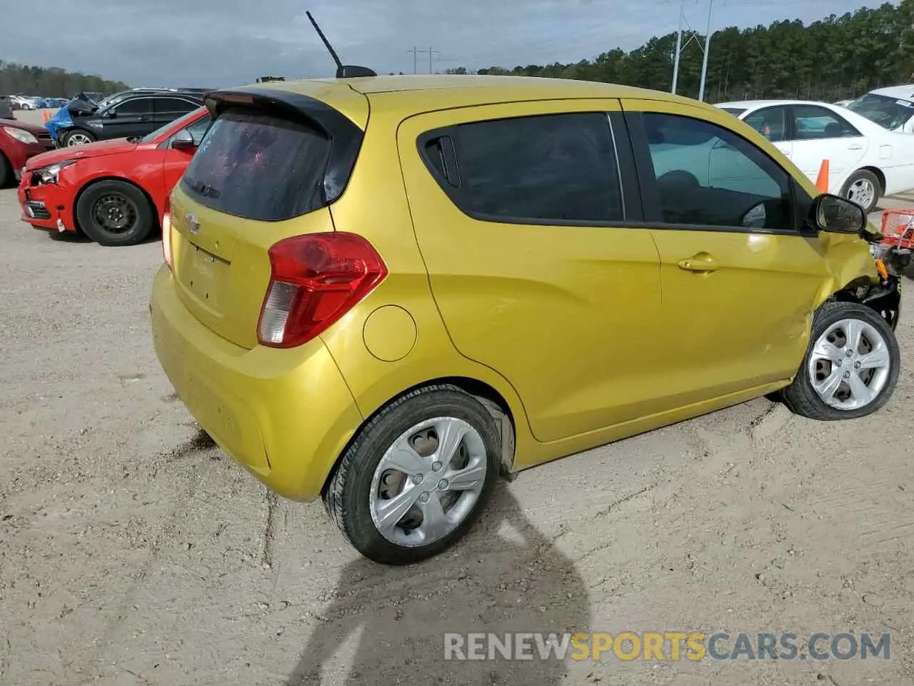 3 fotografías del automóvil dañado KL8CB6SAXNC035045 CHEVROLET SPARK 2022