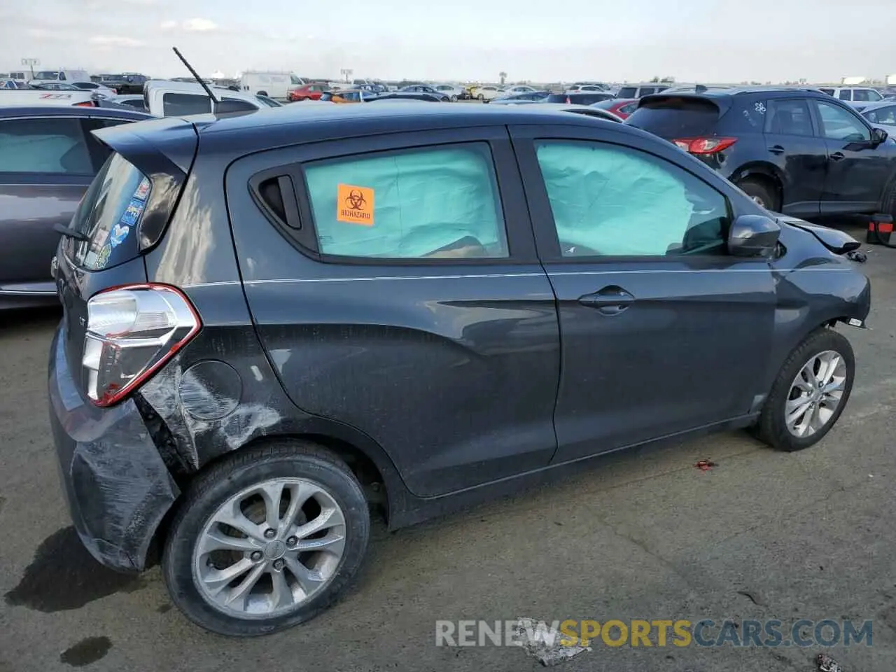 3 fotografías del automóvil dañado KL8CD6SA0NC015901 CHEVROLET SPARK 2022