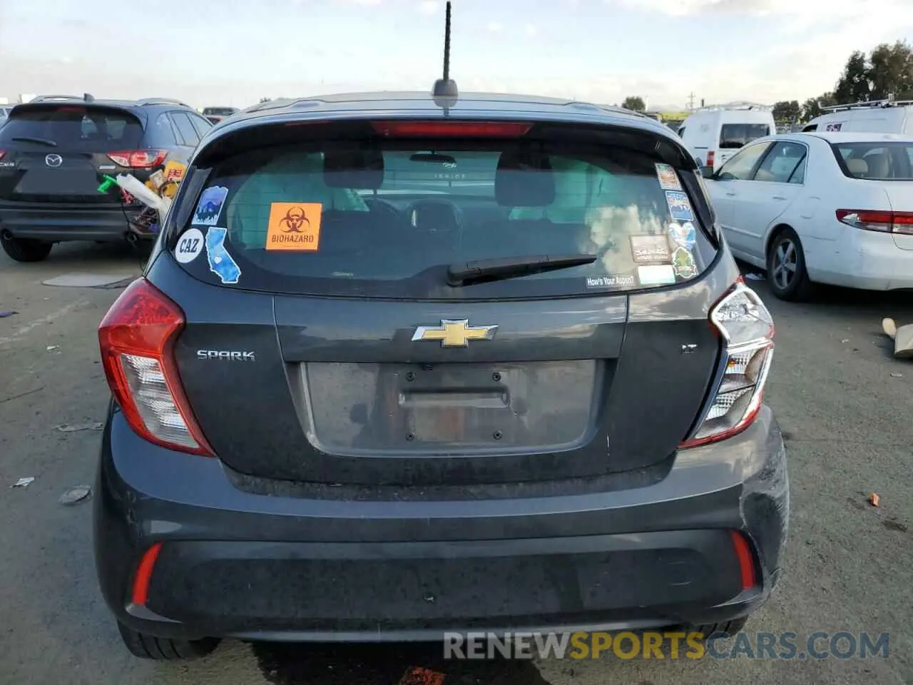 6 fotografías del automóvil dañado KL8CD6SA0NC015901 CHEVROLET SPARK 2022