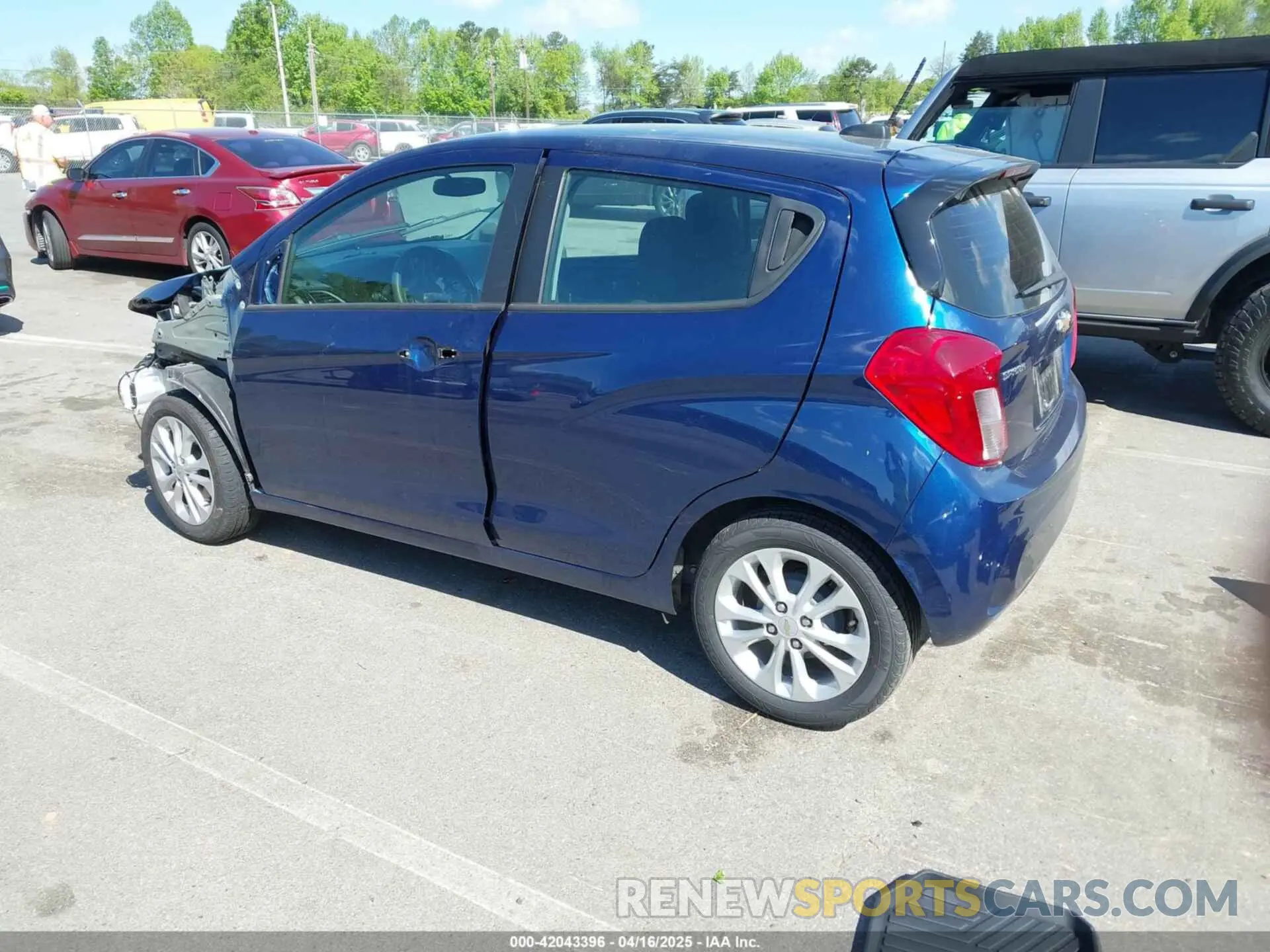 3 fotografías del automóvil dañado KL8CD6SA0NC036893 CHEVROLET SPARK 2022