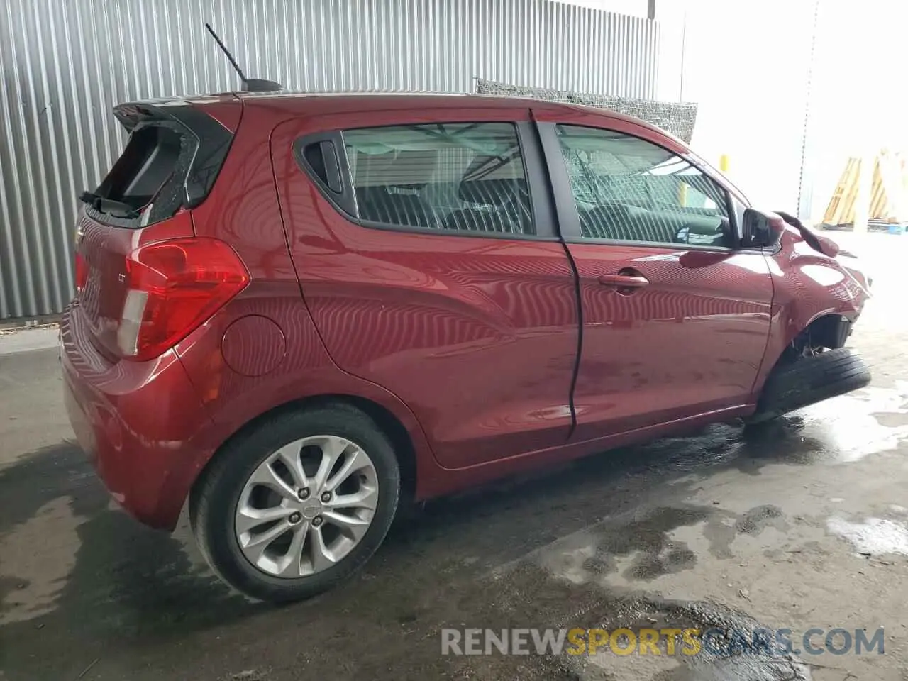 3 fotografías del automóvil dañado KL8CD6SA1NC010609 CHEVROLET SPARK 2022