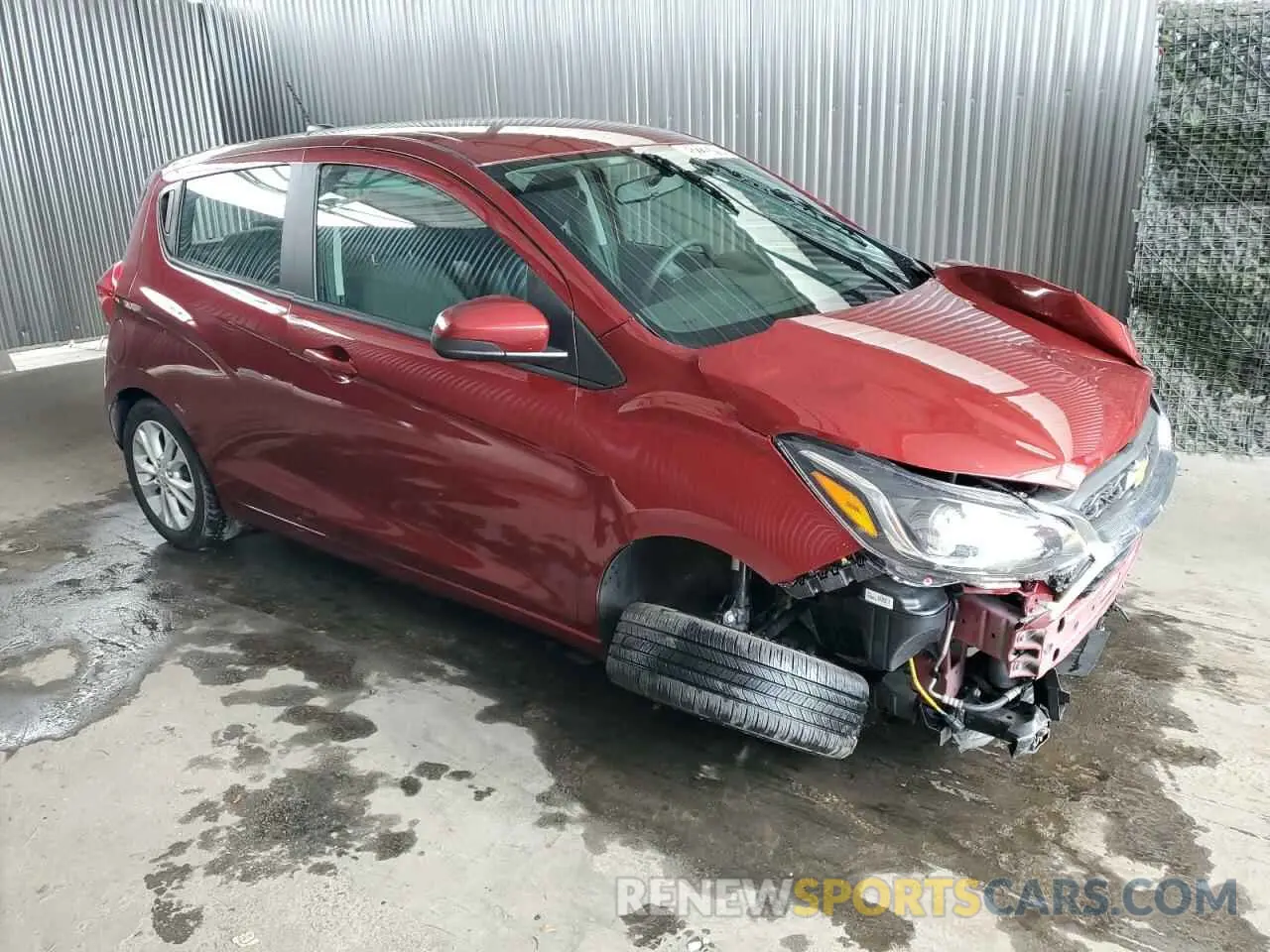 4 fotografías del automóvil dañado KL8CD6SA1NC010609 CHEVROLET SPARK 2022