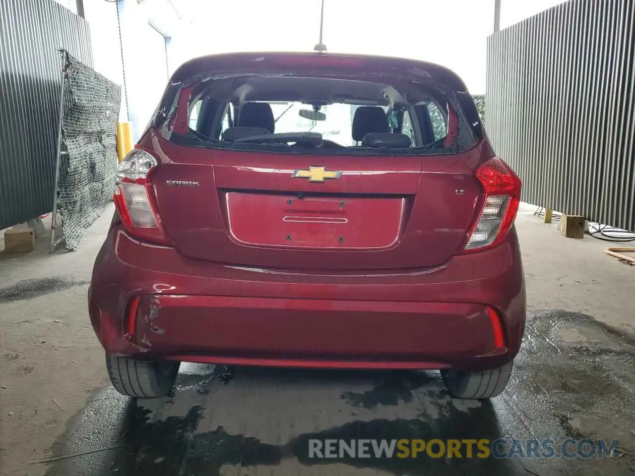 6 fotografías del automóvil dañado KL8CD6SA1NC010609 CHEVROLET SPARK 2022
