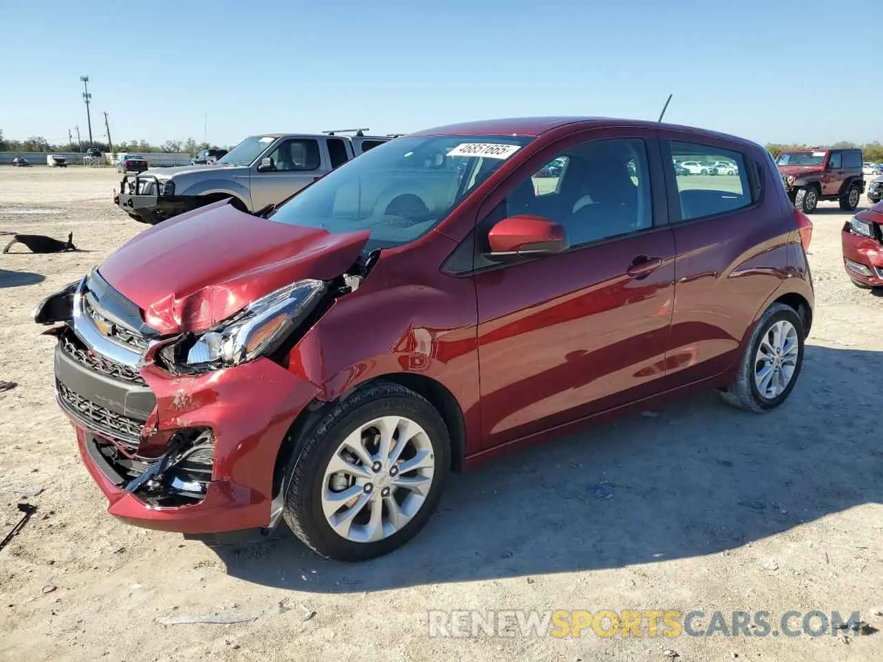1 fotografías del automóvil dañado KL8CD6SA1NC019746 CHEVROLET SPARK 2022