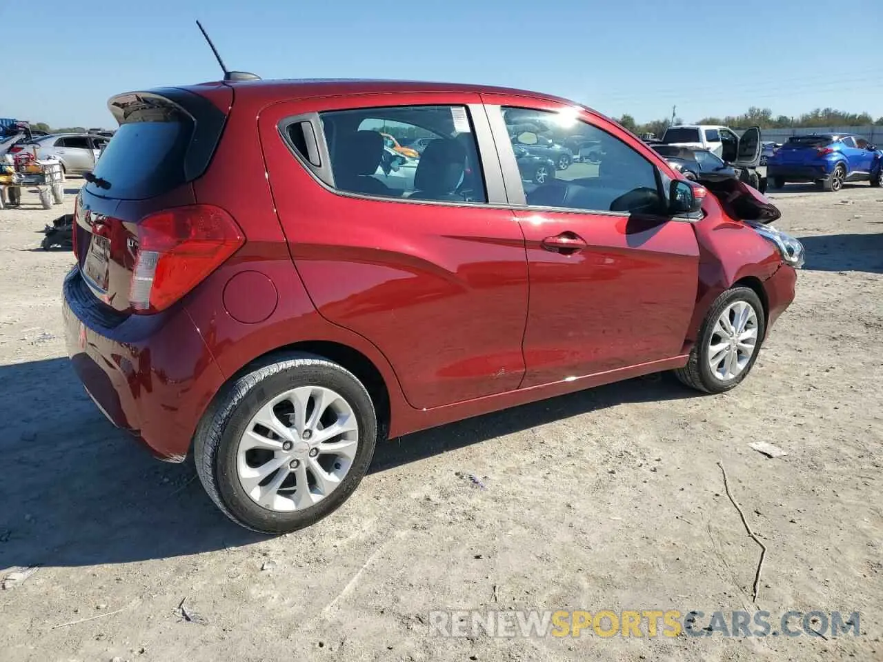 3 fotografías del automóvil dañado KL8CD6SA1NC019746 CHEVROLET SPARK 2022