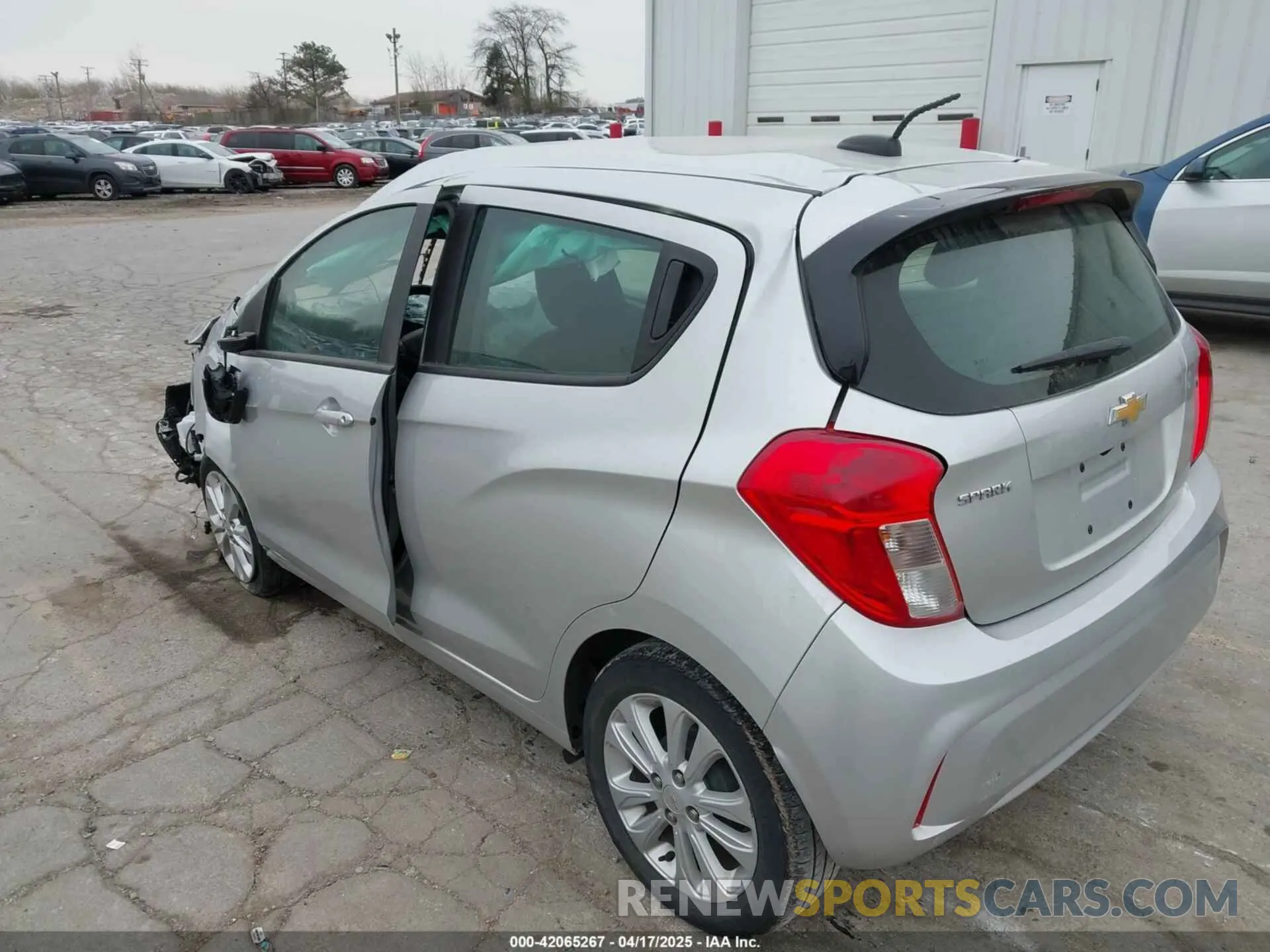 3 fotografías del automóvil dañado KL8CD6SA1NC021917 CHEVROLET SPARK 2022