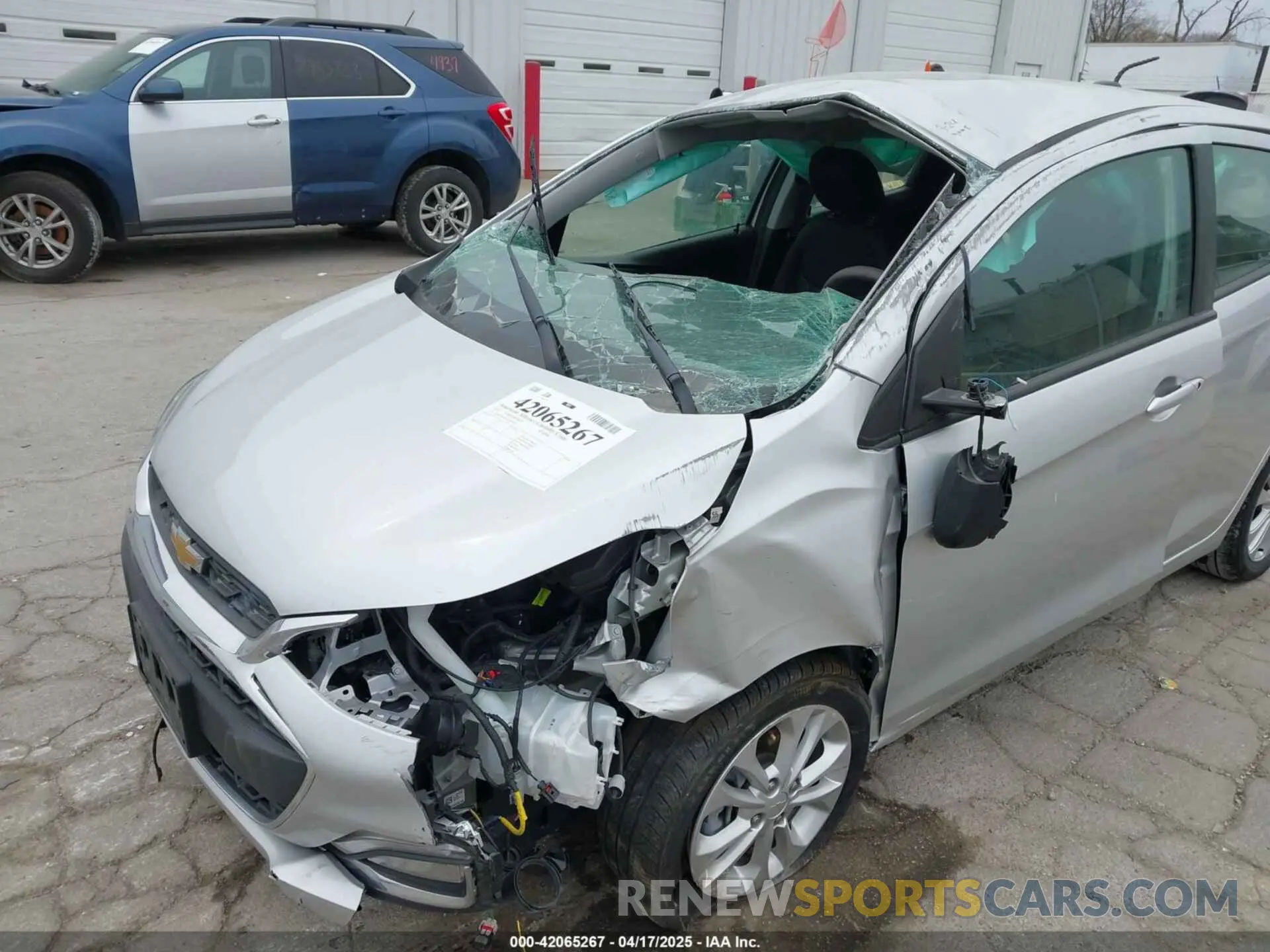 6 fotografías del automóvil dañado KL8CD6SA1NC021917 CHEVROLET SPARK 2022