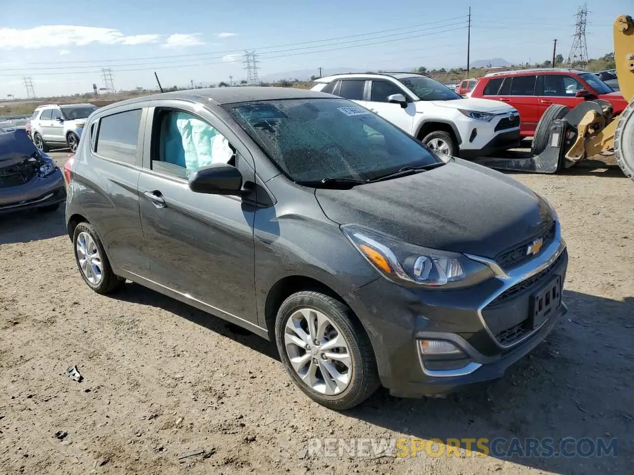 4 fotografías del automóvil dañado KL8CD6SA2NC010098 CHEVROLET SPARK 2022